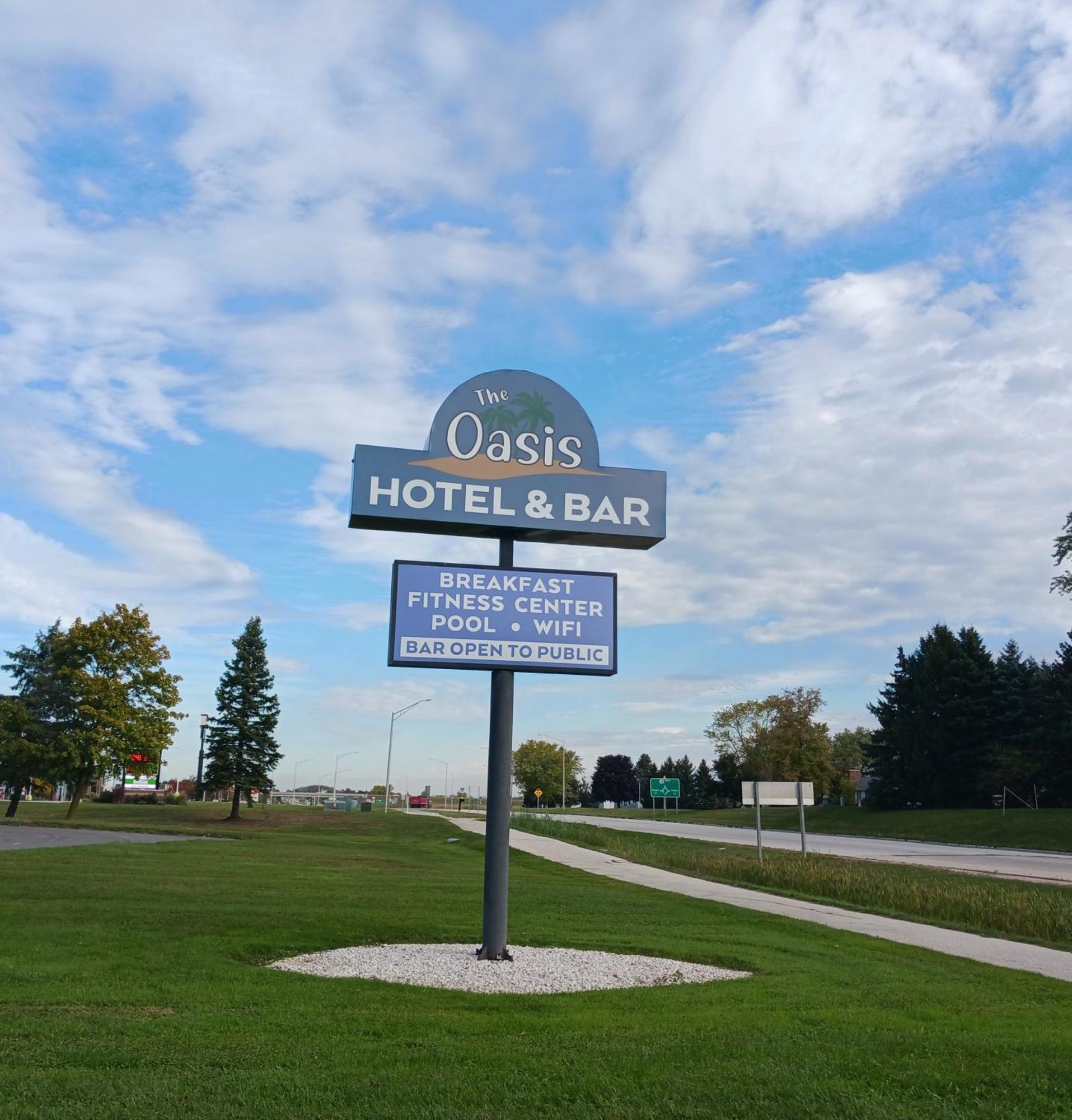 The Oasis Hotel & Bar Sheboygan Falls Exteriör bild